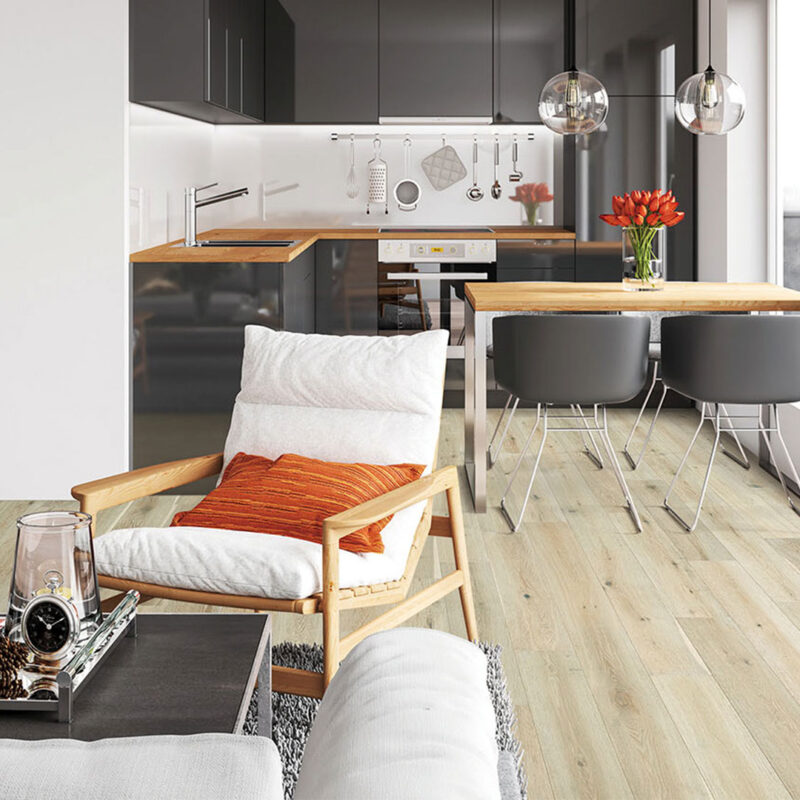 Avaron Abalone Engineered Hardwood Room Scene