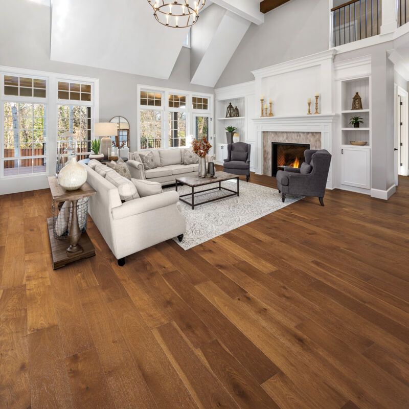 Hydrowood Lava Falls Waterproof Solid Polymer Core Room Scene