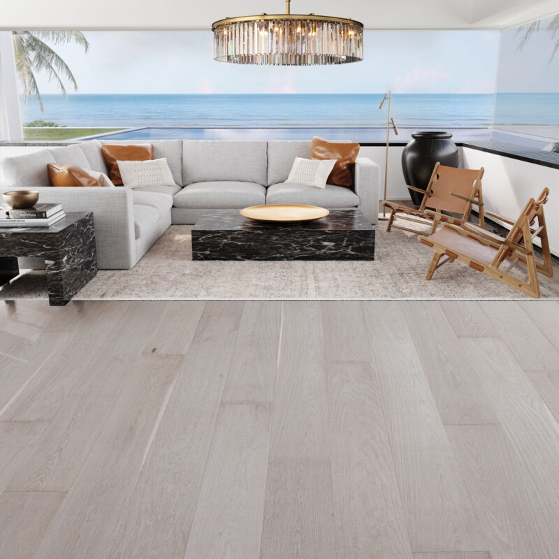 Modern Deluxe Palm Beach Engineered Hardwood Room Scene