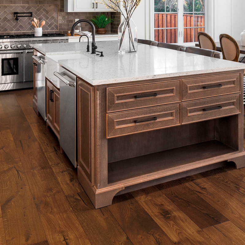 Montage European Oak Largo Engineered Hardwood Room Scene