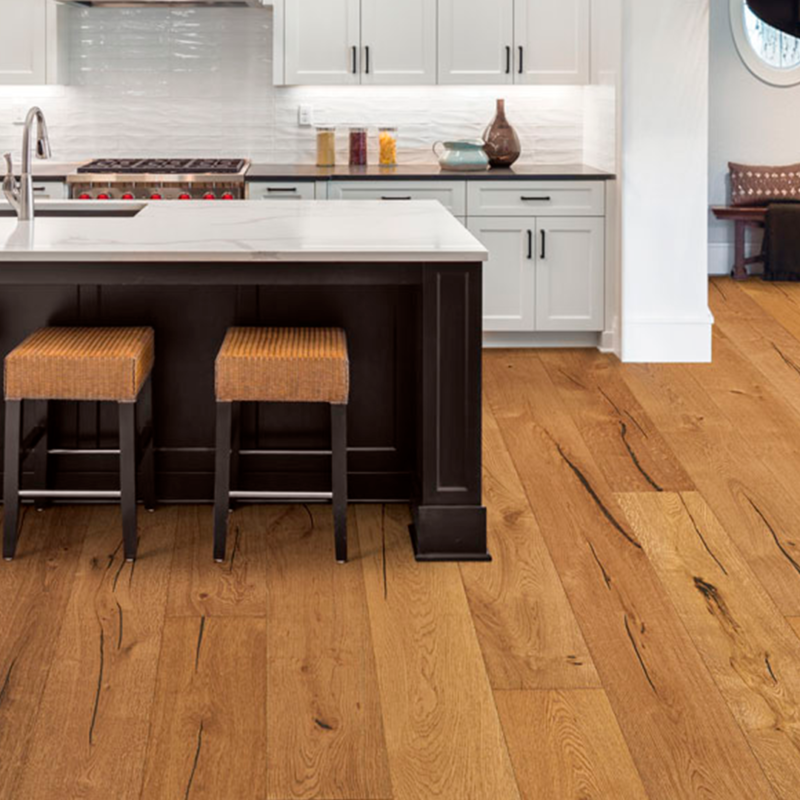 Montage European Oak Tuscan Engineered Hardwood Room Scene